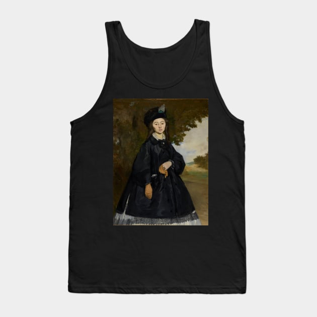 Portrait of Madame Brunet - Édouard Manet Tank Top by themasters